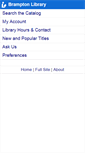 Mobile Screenshot of catalogue.bramlib.on.ca